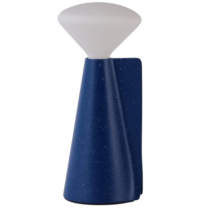 Kannettava pöytävalaisin MANTLE 19 cm, sininen, ruostumaton teräs, Tala