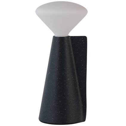 Kannettava pöytävalaisin MANTLE 19 cm, musta, ruostumaton teräs, Tala