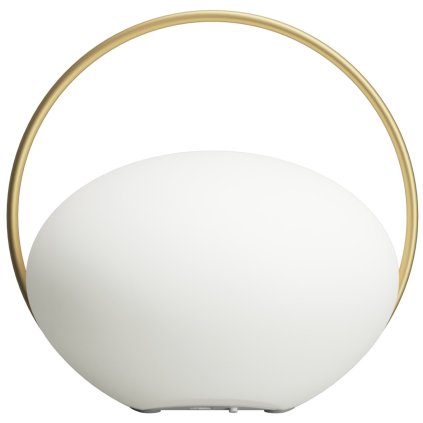 Kannettava pöytävalaisin ORBIT 19 cm, kultainen, alumiini, kuva
