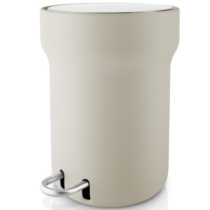 215702 koupelnovy odpadkovy kos citadel 5 l piskova plast nerezova ocel eva solo