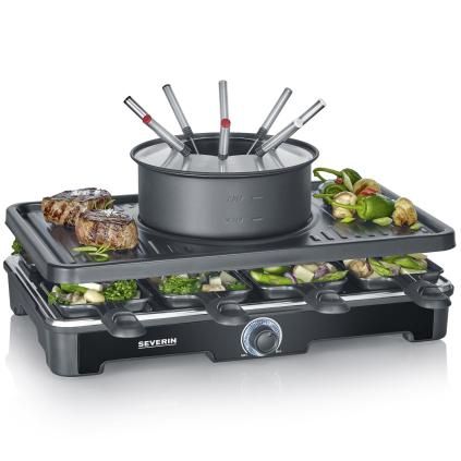 Raclettegrilli RG 2347 1400 W, musta, Severin