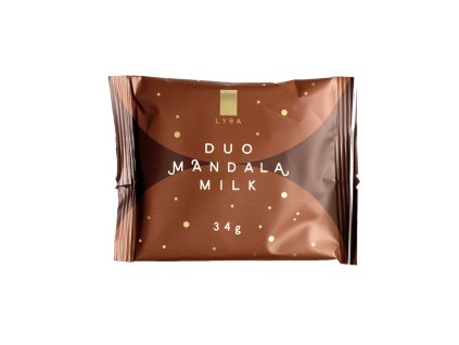 216434 mlecna cokolada duo mandala 34 g lyra