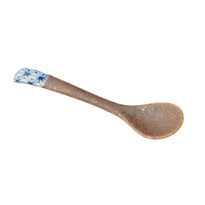 216665 jidelni lzice asanoha 12 5 cm modra keramika mij
