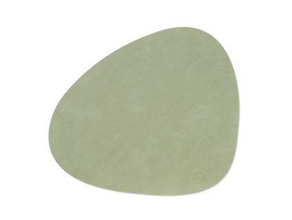 217313 prostirani curve nupo 37 x 44 cm olivove zelena kuze lind dna