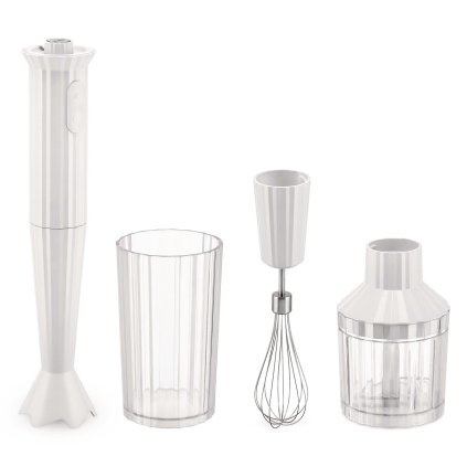 218912 tycovy mixer plisse 34 cm sada 4 ks bila plast alessi