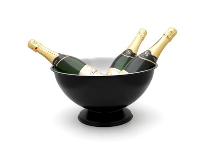 219482 chladic na sampanske classic ii 35 cm cerna nerezova ocel leopold vienna
