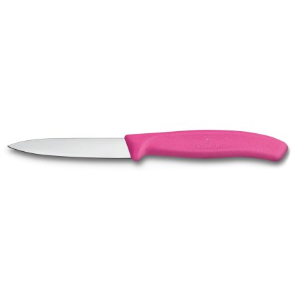 219644 nuz na zeleninu 8 cm ruzova plast victorinox