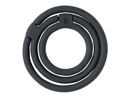 220139 podlozka pod hrnec circles 13 cm cerna silikon rig tig