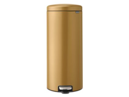 221738 pedalovy odpadkovy kos newicon 30 l teple zlata ocel brabantia