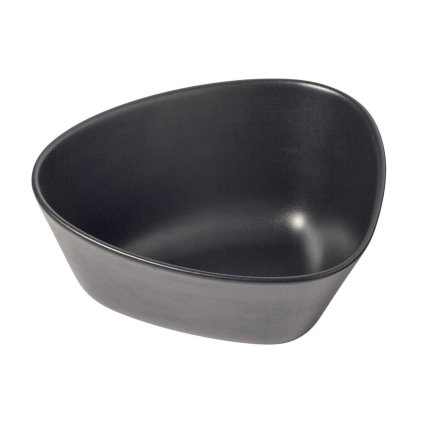 222143 servirovaci misa curve 22 cm cerna kamenina lind dna