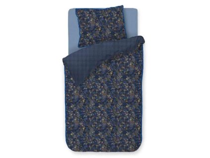 222999 jednoluzkove povleceni tutti i fiori 140 x 200 cm modra bavlneny perkal pip studio