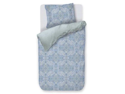 223065 jednoluzkove povleceni moon flower 140 x 200 cm modra bavlneny perkal pip studio