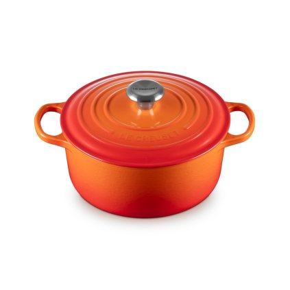 225255 kastrol signature 24 cm 4 2 l flame litina le creuset
