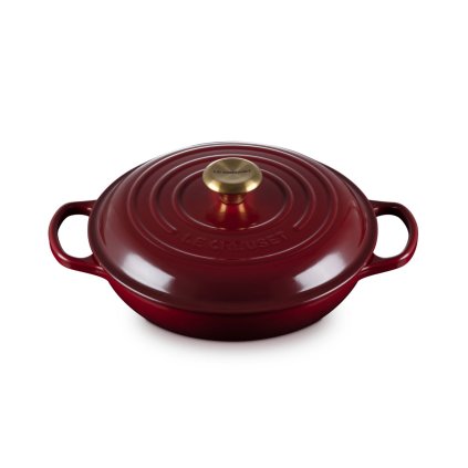 223536 kastrol signature 26 cm 2 2 l garnet litina le creuset