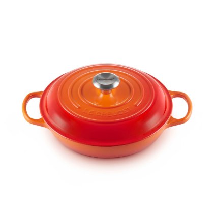 225231 kastrol signature 26 cm 2 2 l flame litina le creuset