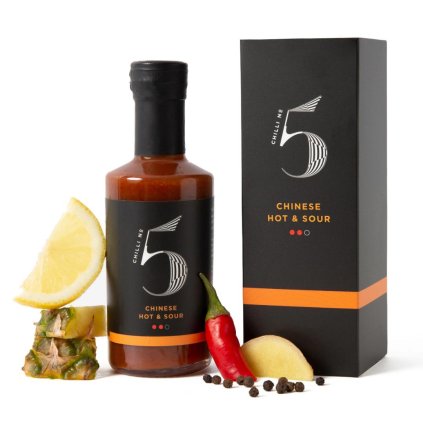 225744 gurmanska chilli omacka chinese hot sour 200 ml chilli no5