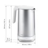 Zwilling-vedenkeitin ENFINIGY PRO 1,5 l, hopea
