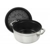 Staub-patakattila COCOTTE 20 cm, pyöreä, valkoinen, valurauta