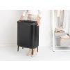 Brabantia-pyykkikori BO 2 x 45 l, musta