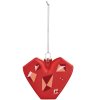 Alessi-joulukuusenkoriste AMORE AL CUBO, punainen
