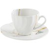 Seletti-kahvikuppi lautasella KINTSUGI 2 valkoinen