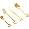 Seletti-aterinsetti KEYTLERY 24 kpl, kulta