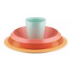 Alessi -lasten astiasto GIRO, 3 kpl, oranssi
