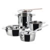 Alessi-kattilasarja POTS & PANS, 7 kpl, ruostumaton teräs