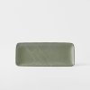 MIJ-tarjoilulautanen GREEN FADE 29,5 x 12 cm, suorakulmio, vihreä