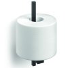 Zack -wc-paperirullateline CARVO 19 cm, seinäasennus, musta, ruostumaton teräs