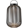 Blomus -kannettava pöytävalaisin LITO M 49 cm, LED, musta, teräs