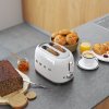 Smeg-leivänpaahdin TSF01WHEU, 2 viipaleelle, valkoinen