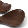 Salaattilusikkasetti OS 23 cm, 2 kpl sarja, ruskea, puu, ferm LIVING