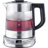 Sähköinen vedenkeitin teenkeittimellä WK 3473 Severin 1,0 l hopeinen