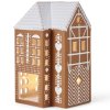 215972 svicen na cajovou svicku gingerbread lighthouse 17 cm hneda kamenina kahler