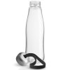 218507 4 lahev na vodu 500 ml cerny reminek sklo eva solo