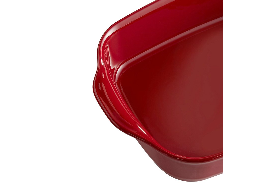 Plat de cuisson four 42 x 27 cm, rouge bordeaux, Emile Henry