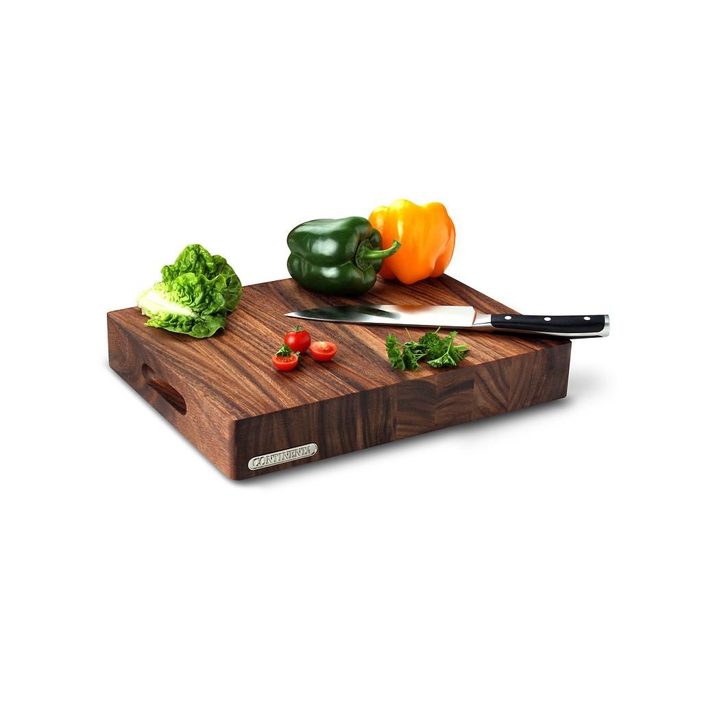 Planche à Découper Continenta – Bois D'acacia, Bloc Cuisine, Modèle 4860, Neuve