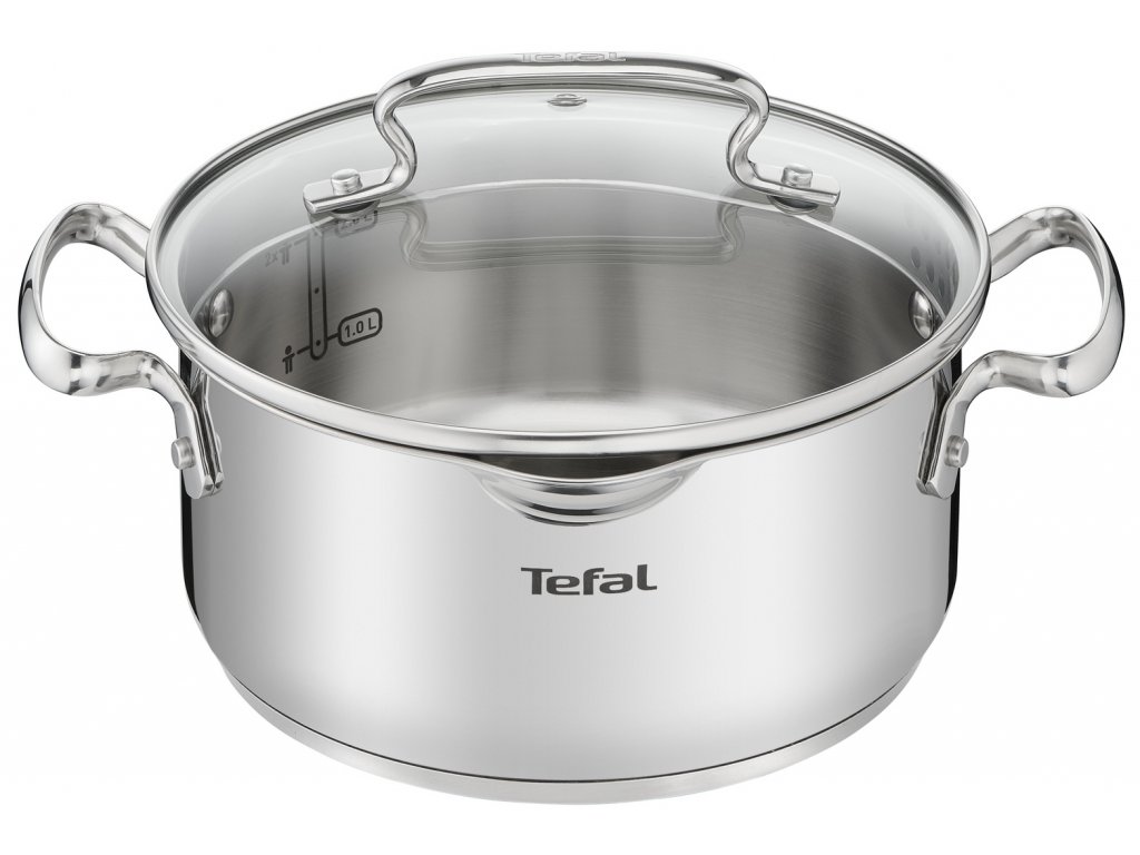 Faitout DUETTO+ G7194455 20 cm, 3 l, avec couvercle, Tefal 