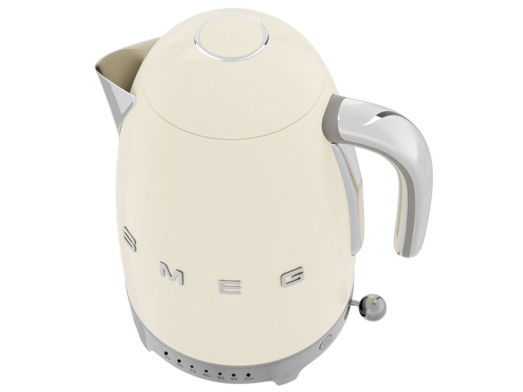 Bouilloire à contrôle de température KLF04CREU 1,7 l, crème, Smeg