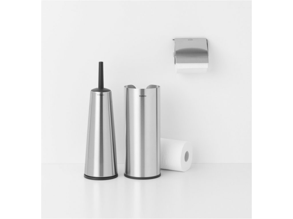 Porte-rouleau papier toilette Brabantia en argent