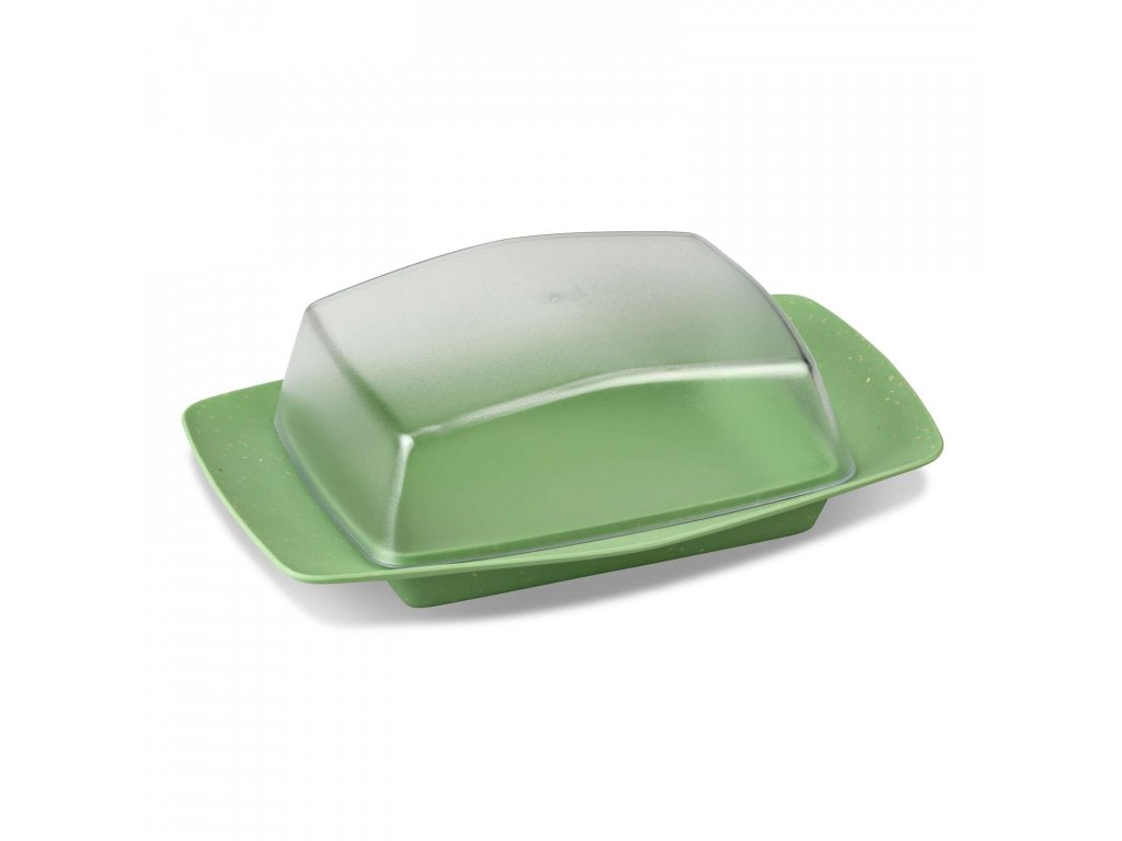 Beurrier RIO 17,5 cm, vert feuillu naturel, plastique, Koziol 