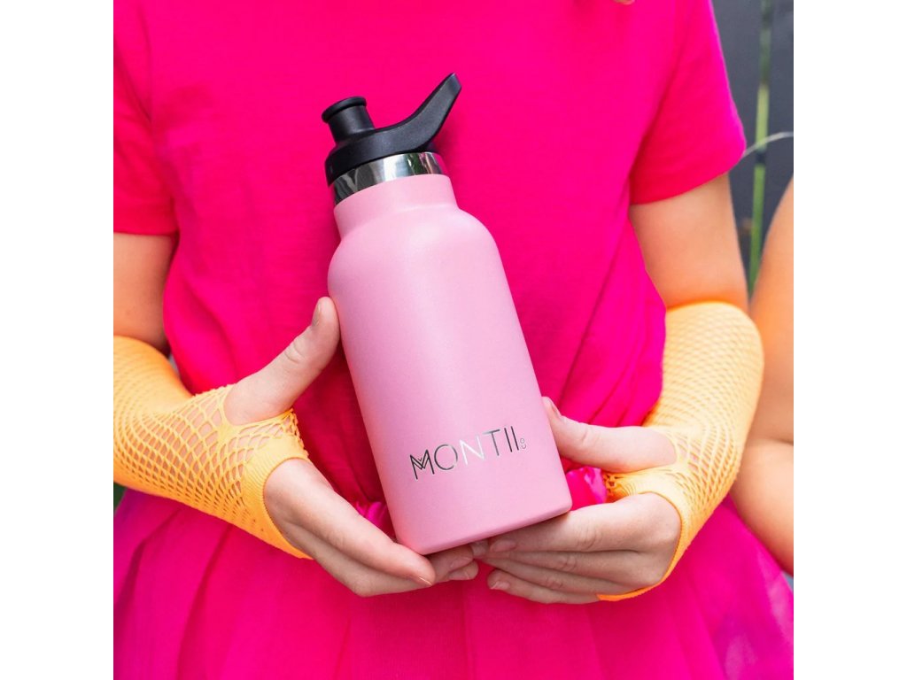 Bouteille isotherme MONTII MINI, 350 ml, rose fraise, Yumbox