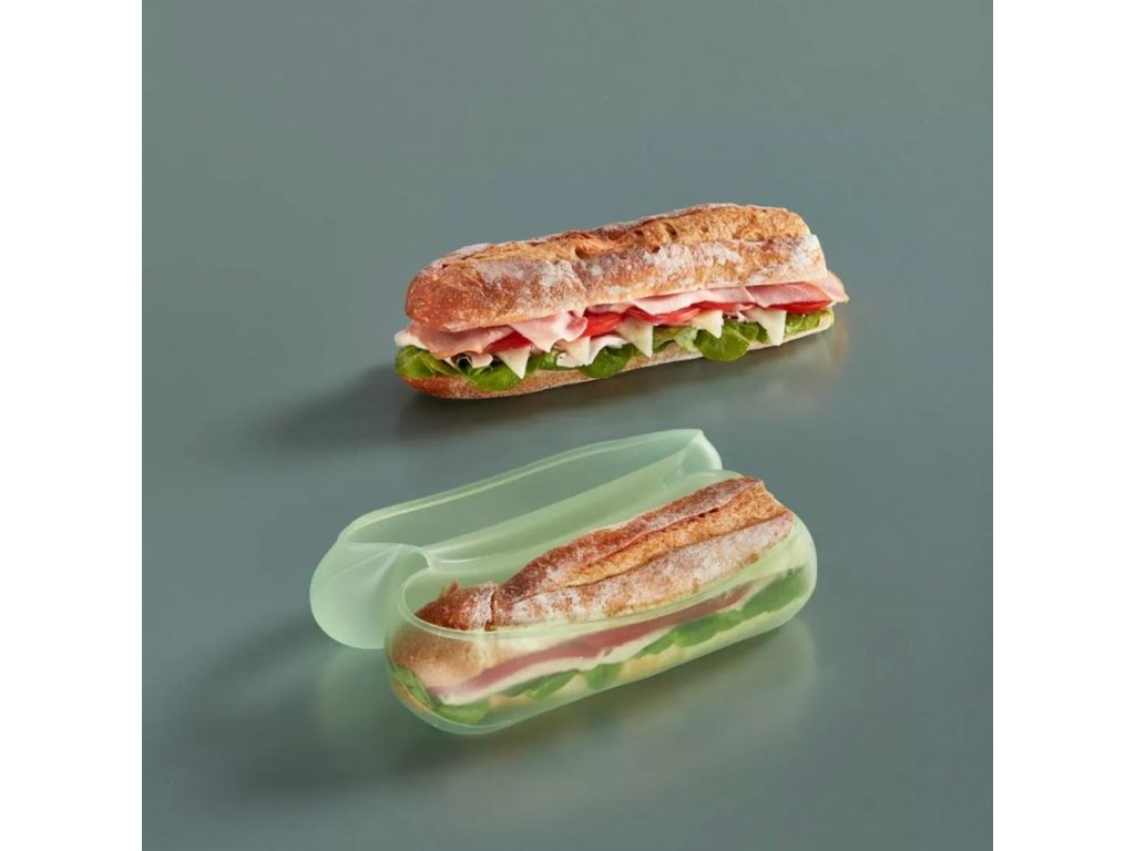 Poche À Sandwich En Silicone, Pochette En Silicone Réutilisable,  Séparateur De Boîte À Bento