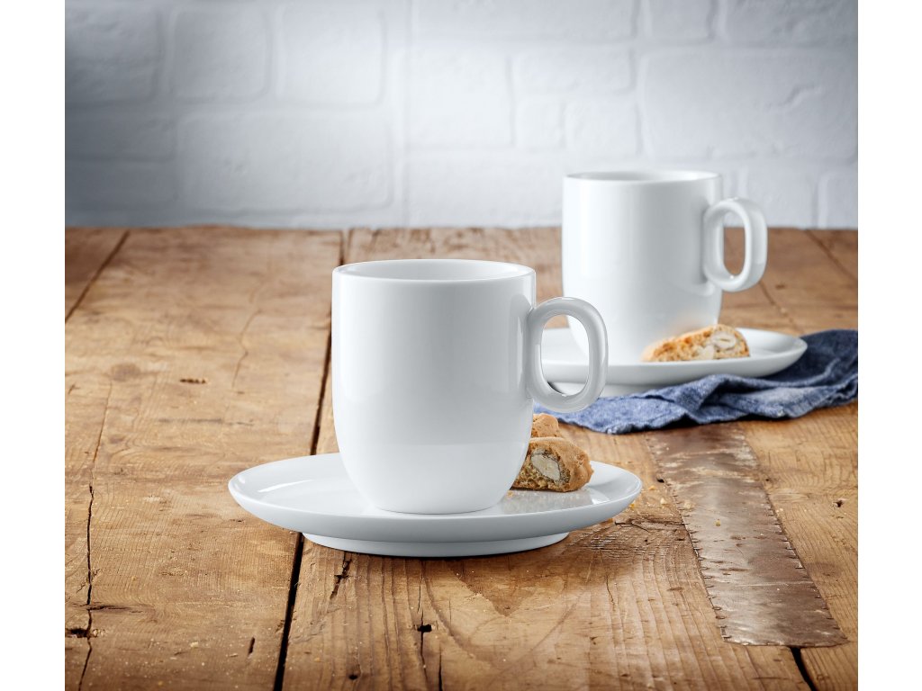 Mugs et Tasses à café Coupe à café de 10 oz avec Soucoupe à
