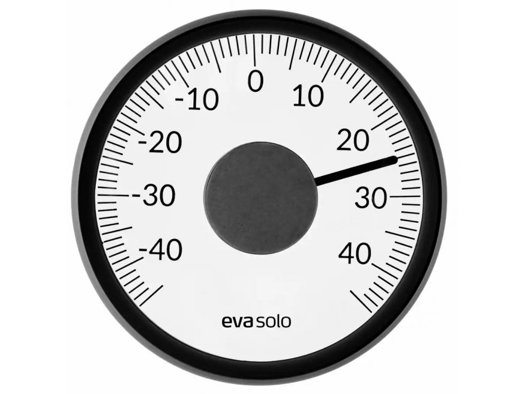 Thermomètre d'extérieur 100 cm, noir, Eva Solo