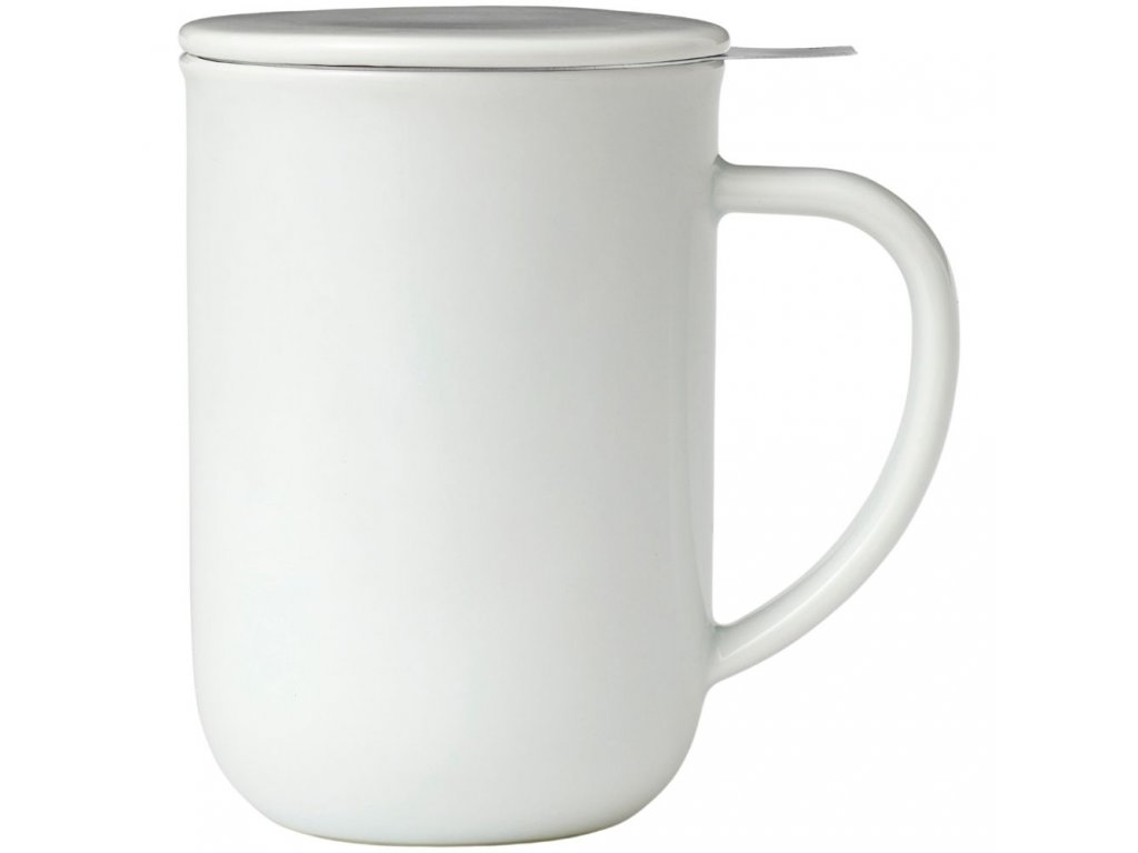 Mug avec infuseur à thé MINIMA 500 ml, avec couvercle, bleu