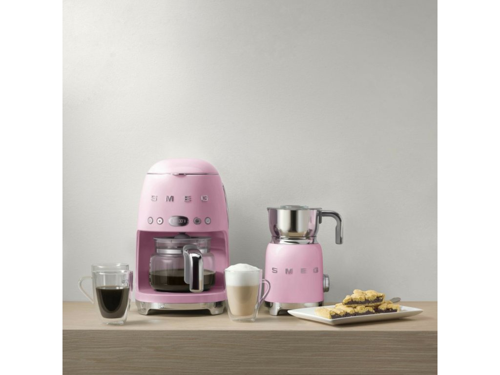 Machine à café filtre 50'S STYLE DCF02PKEU, rose pastel, Smeg 