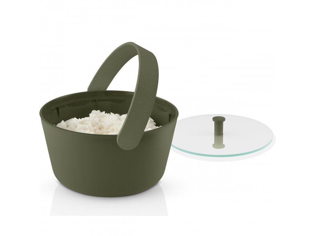 Cuiseur vapeur de riz pour micro-ondes GREEN TOOL 1,7 l, vert