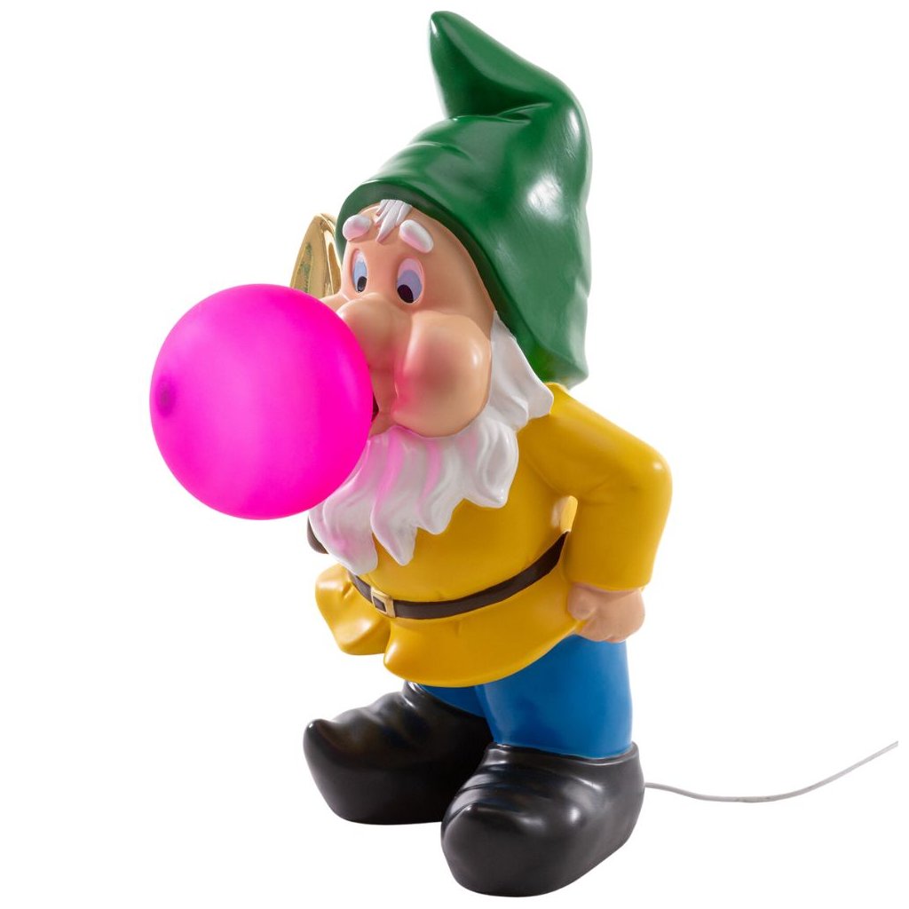 Lampe de bureau GUMMY WORKING 42 cm, multicolore, résine, Seletti
